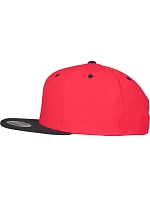Flexfit 6089M 6 panelová Snapback kšiltovka 55.6089 red/black