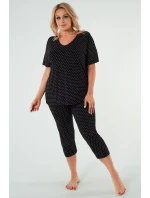 Italian Fashion Puntini cr.r. sp.3/4 barva:print/black