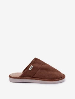 Pánské hnědé pantofle model 21793839 - Boto