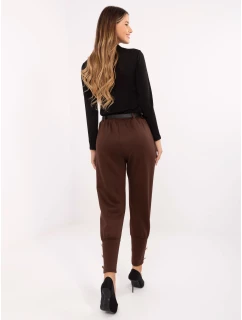 Spodnie IT SP model 21441167 ciemny brązowy - FPrice