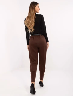 Spodnie IT SP model 21441167 ciemny brązowy - FPrice