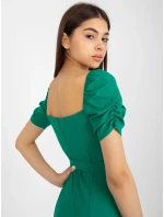 LK SK 508684 šaty.21X tmavě zelená LK SK 508684 šaty.21X tmavě zelená