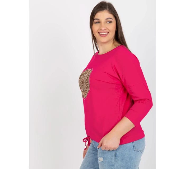 Halenka RV BZ model 18385629 fuchsiová - FPrice Halenka RV BZ model 18385629 fuchsiová - FPrice