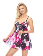 Dámská košilka II Flowers chemise + tanga ZDARMA!  model 17583067 - Irall
