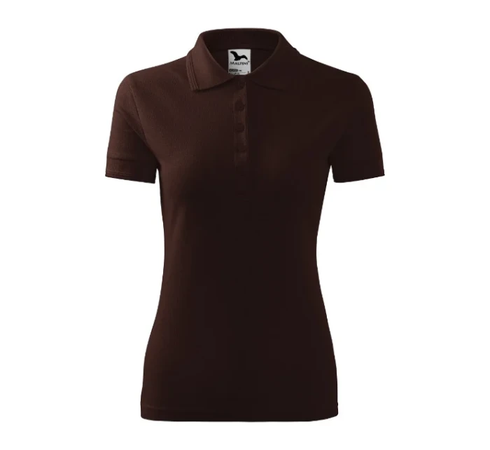 Pique Polo polokošile dámská kávová Pique Polo polokošile dámská kávová