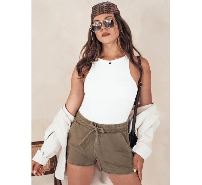 Dámské šortky CITYCHIC brown FashionStreet SY0364