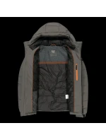 Pánská zimní sportovní zateplená bunda s kapucí CMP šedá (34K0167/E910)