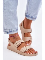 Dámské lehké sandály Big Star LL274746 Béžové Dámské lehké sandály Big Star LL274746 Béžové