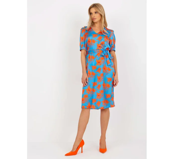 LK SK 508948 šaty.78 modrá LK SK 508948 šaty.78 modrá