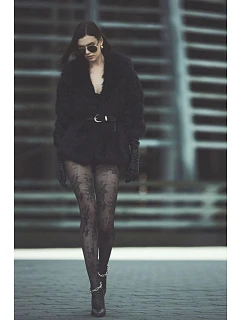 Tenké punčocháče - vzor CARMELA-5