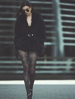 Tenké punčocháče - vzor CARMELA-5