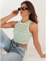 Dámský pruhovaný top STELLA MAE white FashionStreet RY2271
