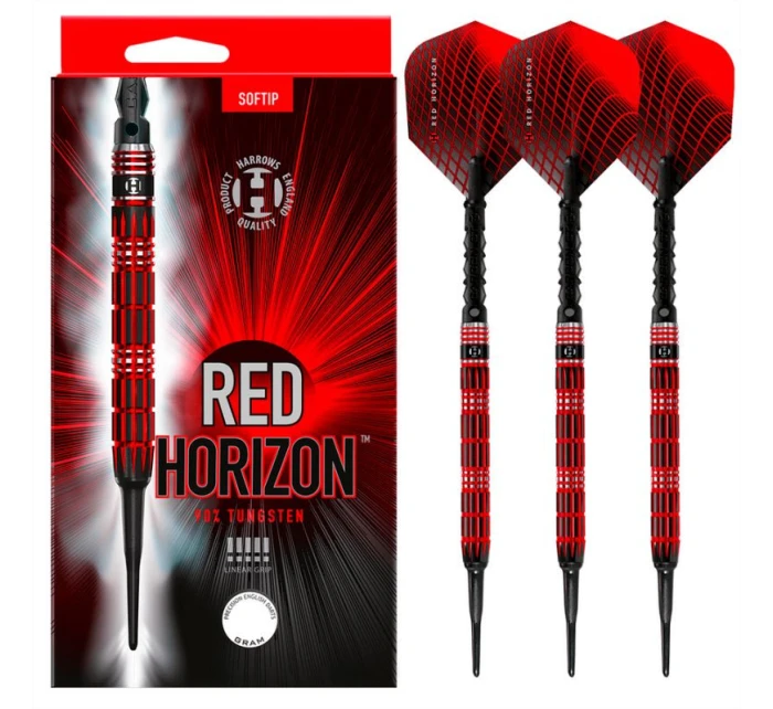 Šipky Harrows RED HORIZON 90% softip ImperialDiamond Šipky Harrows RED HORIZON 90% softip ImperialDiamond