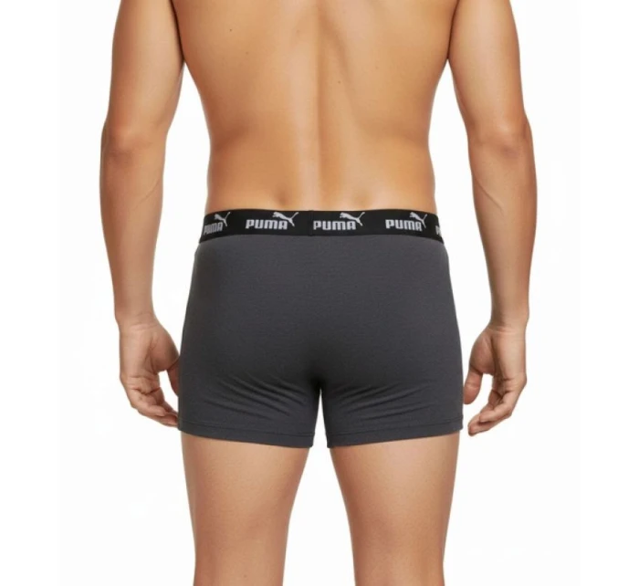 Pánské boxerky Puma 2-Pack zelená šedá pohodlná bavlna Pánské boxerky Puma 2-Pack zelená šedá pohodlná bavlna