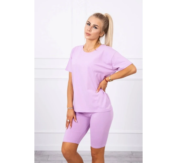 Souprava top+legíny fialová Souprava top+legíny fialová