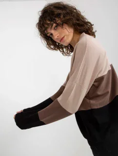 Mikina RV BL 8328.34X černá a béžová