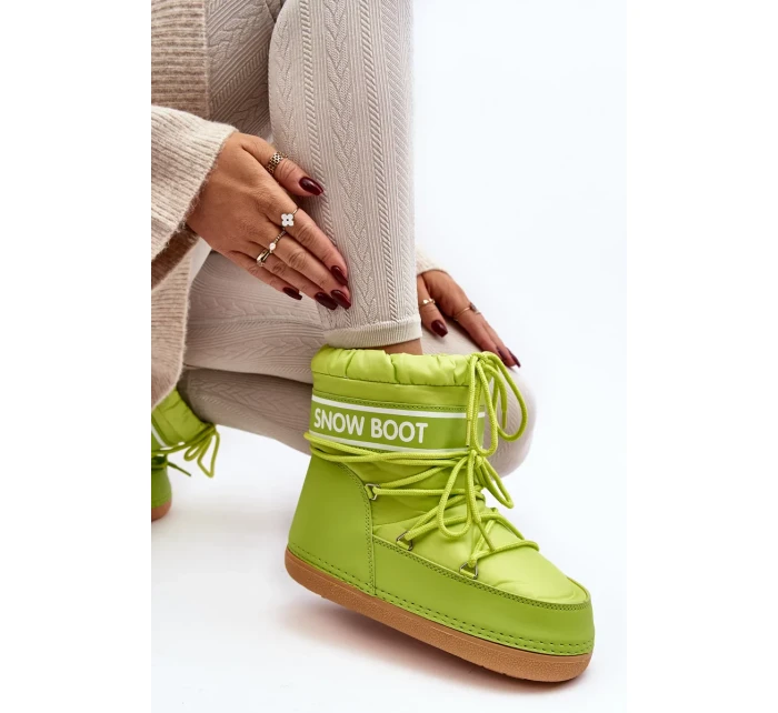 Dámské sněhule se zavazováním Olive Soia Dámské sněhule se zavazováním Olive Soia