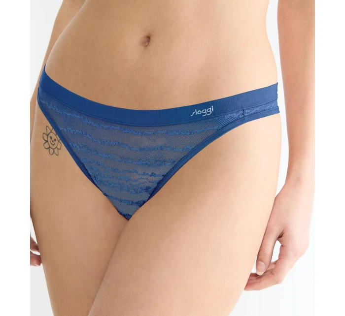 sloggi FREE Evolve String Lace - BLUE - SLOGGI BLUE - SLOGGI