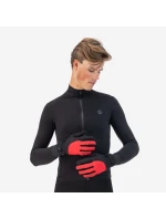 Zimní rukavice Rogelli CORE černá/červená 2XL