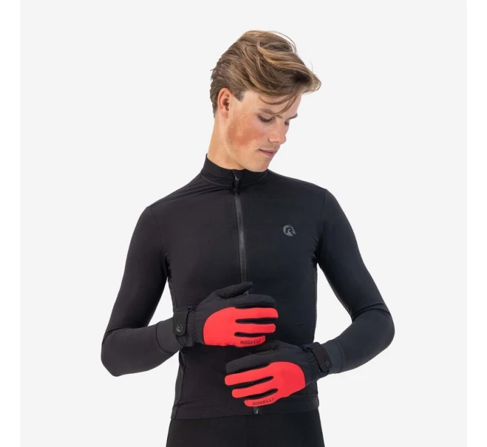 Zimní rukavice Rogelli CORE černá/červená 2XL