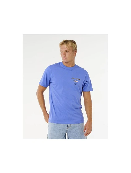 Pánské tričko RIP CURL Fade Out Icon Tee, modré