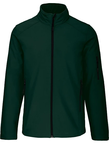 Kariban K 401 Pánská 3-vrstvá softshellová bunda 20.K401 bottle green Kariban K 401 Pánská 3-vrstvá softshellová bunda 20.K401 bottle green