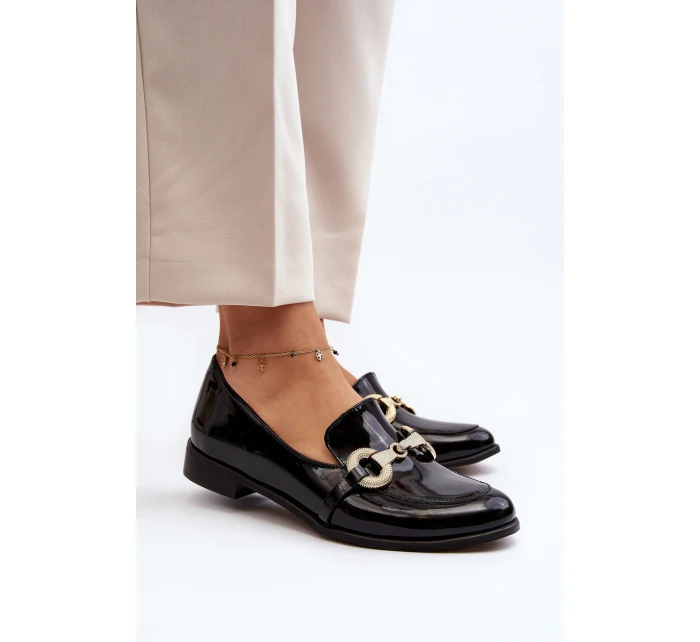Dámské Mokasíny S Ozdobou Černé model 21646379 - Zazoo