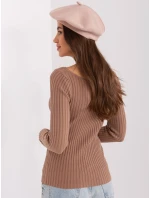 Czapka AT CZ model 18917689 beżowy - FPrice Czapka AT CZ model 18917689 beżowy - FPrice