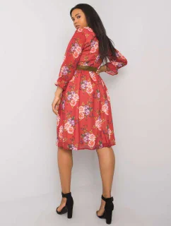 Sukienka LK SK model 21258845 bordowy - FPrice