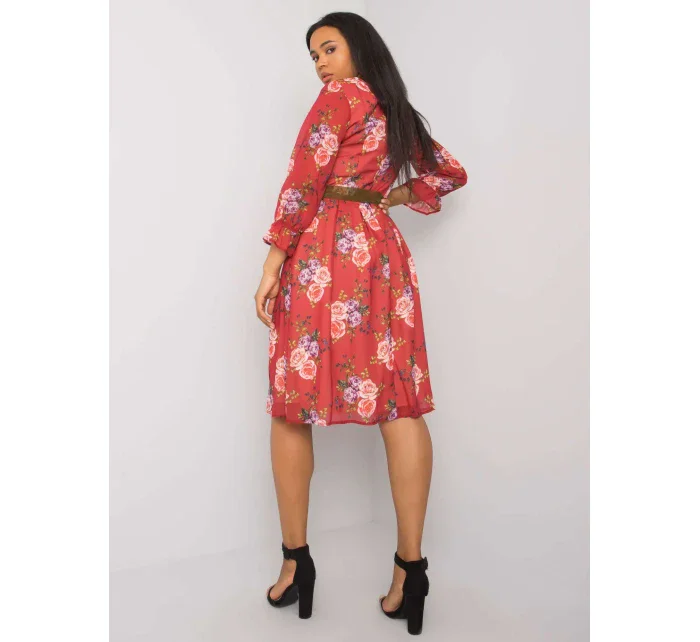 Sukienka LK SK model 21258845 bordowy - FPrice