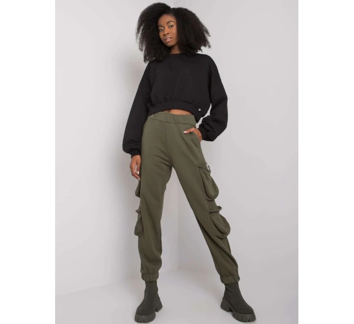 Tepláky RV DR 7364.01P khaki