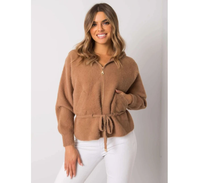 Dámský plášť 1605.98P hnědý - FPrice Dámský plášť 1605.98P hnědý - FPrice