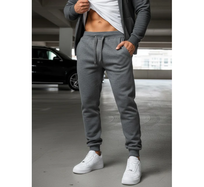 Pánské antracitové tepláky model 21962353 - Dstreet Pánské antracitové tepláky model 21962353 - Dstreet