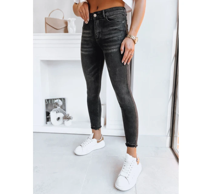 Dámské džínové kalhoty PINES black FashionStreet UY1734