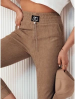 Dámské tepláky DERCY camel FashionStreet UY2045