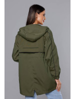 Tenká dámská bunda v khaki barvě s podšívkou model 18019148 - S'WEST
