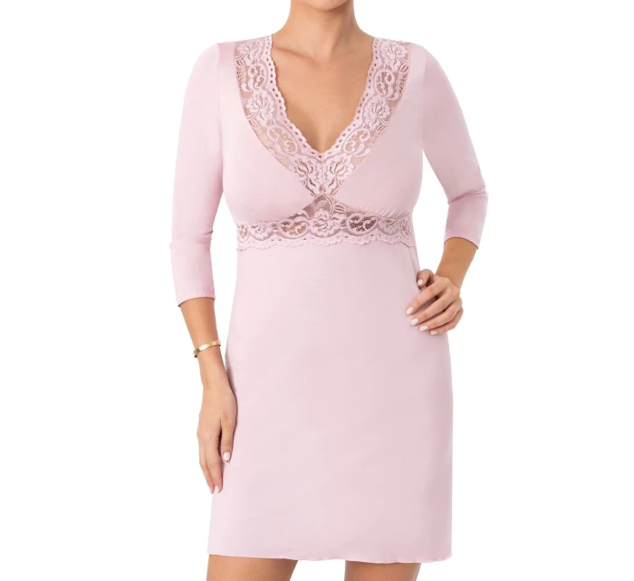 Dámská noční košilka Margo pink - Donna Dámská noční košilka Margo pink - Donna