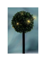 SADA SOLÁRNÍCH SVĚTEL 3 BOXWOOD KOULE 27 VEDL