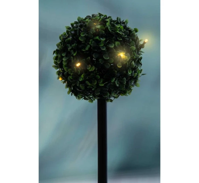 SADA SOLÁRNÍCH SVĚTEL 3 BOXWOOD KOULE 27 VEDL