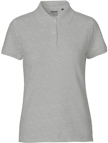 Neutral O 22980 Dámské piqué polo z bio bavlny 77.2280 sport grey Neutral O 22980 Dámské piqué polo z bio bavlny 77.2280 sport grey
