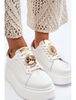 Dámské kožené tenisky CheBello 4411 bílé