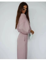 Dámský komplet s  v pudrově růžové barvě mikina a kalhoty model 21470481 - Moon