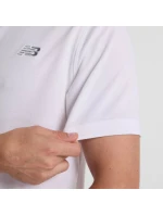 Bavlněná polokošile New Balance Pique M MT51519WT T-Shirt