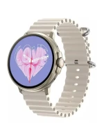 Dámské chytré hodinky RUBICON RNCF15 Titanium/Light Latte SMARUB260 Dámské chytré hodinky RUBICON RNCF15 Titanium/Light Latte SMARUB260