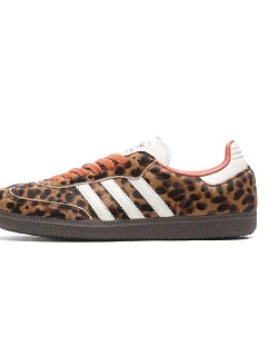 Adidas Samba OG W Leopard Preloved Red JI2734 dámské boty