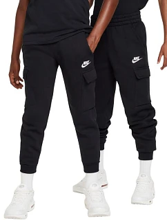 Dětské kalhoty Nike Sportswear Club Fleece, černé, FD3012 010