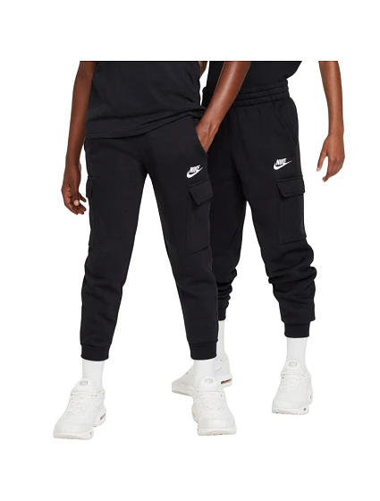 Dětské kalhoty Nike Sportswear Club Fleece, černé, FD3012 010 Dětské kalhoty Nike Sportswear Club Fleece, černé, FD3012 010