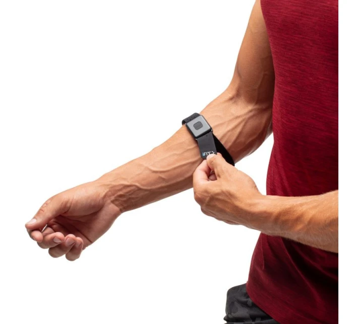 Snímač srdečního tepu Ifit IFAHR120 na paži Snímač srdečního tepu Ifit IFAHR120 na paži