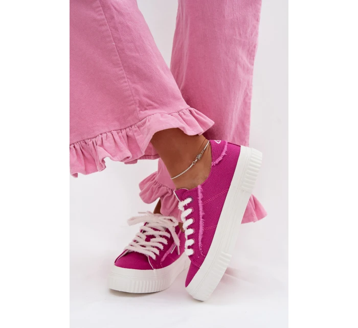 Dámské tenisky na platformě O`NEILL SPINNA C WOMEN LOW 90261009.06R Fuchsiová