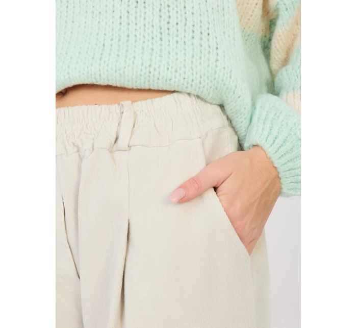 Kalhoty MI SP 2690.00 světle béžové